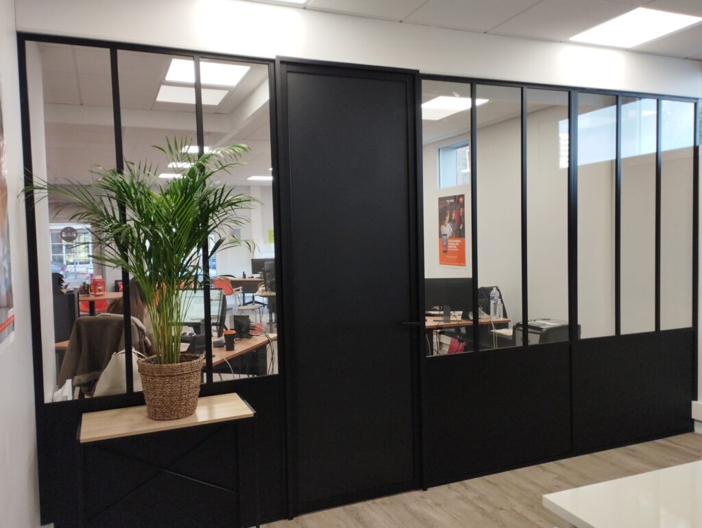 Verrière en aluminium noir