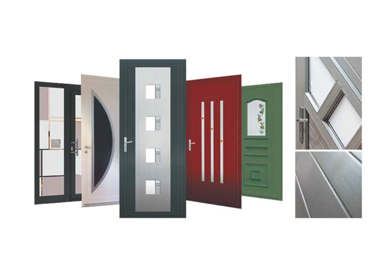 Photos portes différentes couleurs